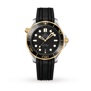 Omega Seamaster Diver 300m Co-axial Master Chronometer Black Gold 42mm