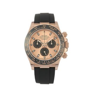 Rolex Daytona 18K Rose Gold Ceramic Oysterflex Watch 116515LN Replica